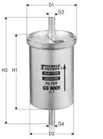 TECNECO FILTERS gs9805 -  Топливный фильтр